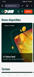 PROMOCIONES APP MOVIL PAF