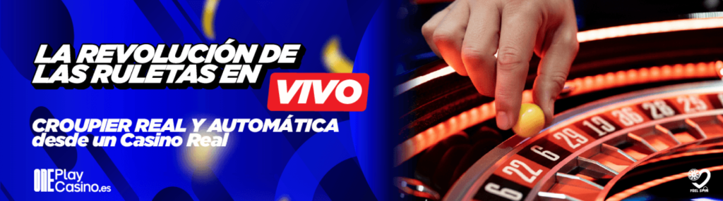 Ruletas en Vivo de OnePlayCasino